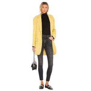 Mother Jeans High Waisted Looker Ankle Fray Sharing Secrets Black Womens Size 26